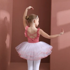 Girls Ballet Leotard Tutu Costume