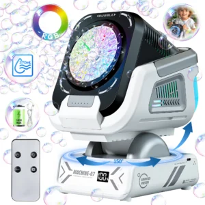 Remote Control LED Bubble Machine